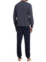 Schiesser Schiesser Pyjama Long 159620 darkblue 60/4XL - thumbnail