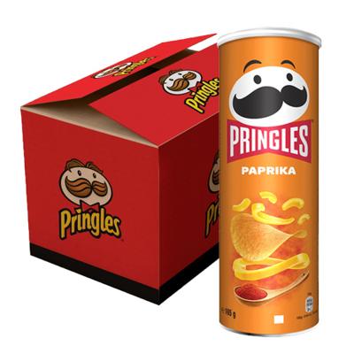 Chips pringles paprika 165gr | 19 stuks