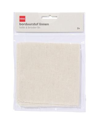 HEMA Borduurstof linnen - 2 stuks
