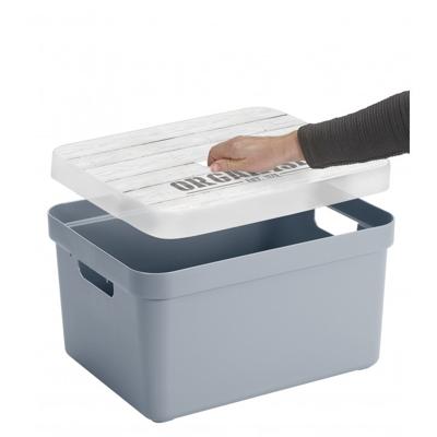 Sunware Sigma Home Opbergbox 32L 44.4x34.2x24.2 cm Lichtblauw