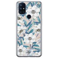 OnePlus Nord N10 5G siliconen telefoonhoesje - Touch of flowers - thumbnail