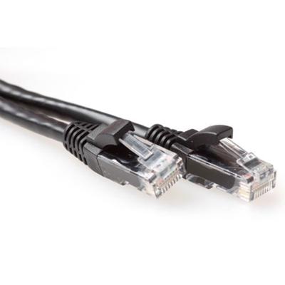 ACT IB2920 U/UTP CAT6A Patchkabel | Snagless | RJ45 Connectoren | Zwart | 20 meter