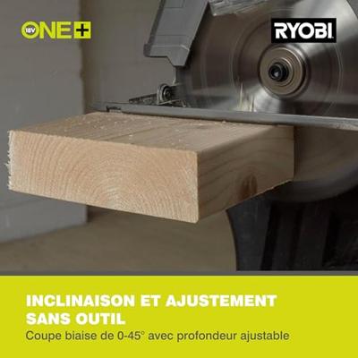 Ryobi R18CS-0 ONE+ Cirkelzaag 165mm - 5133002338 - thumbnail