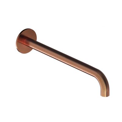 Wastafelkraan Uitloop Hotbath Cobber Rond 25 cm Geborsteld Koper PVD Wastafelkraan Uitloop Hotbath Cobber Rond 25 cm Geborsteld Koper PVD