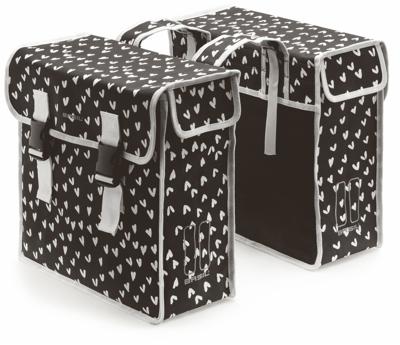 Basil mara xl double bag - dubbele fietstas dames/heren - 35l - multicolor