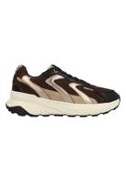 Maruti Dora Leather black brown sneakers Mesh Dames - thumbnail