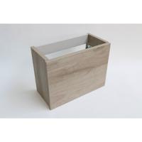 INK Versus Fontein Onderkast Universeel Links- of Rechts draaiend 36x18x27cm Greige Eiken - thumbnail