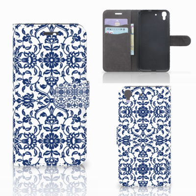 Honor 4A | Y6 Hoesje Flower Blue