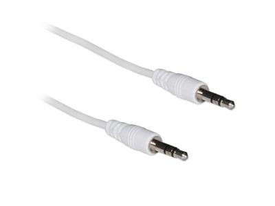 Audiokabel 3,5Mm Jack - 0,75m Wit (CLA075.1W)