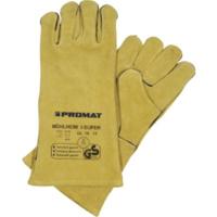 Promat/Tecwerk Lashandschoen | Mühlheim I Super | maat 10 geel | Rundsplitleer | EN 388, EN 12477 PBM-categorie II | 6 paar - 4000371214 - thumbnail