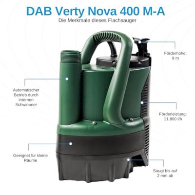 DAB Verty Nova 400 (met interne vlotter)