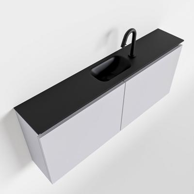 MONDIAZ TURE 120cm toiletmeubel cale. EDEN wastafel urban midden 1 kraangat