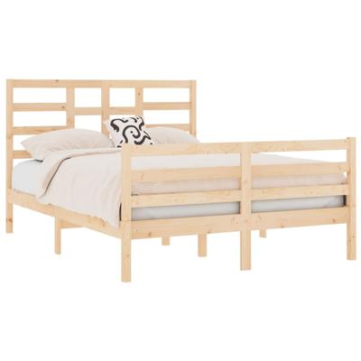 Bedframe massief hout 140x190 cm