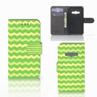 Samsung Galaxy Xcover 3 | Xcover 3 VE | Telefoon Hoesje | Waves Green - thumbnail