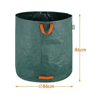 Opvouwbare tuinzak - tuintas XXL van robuust PP , 500 liter per zak , set van 2 stuks