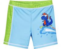 Playshoes zwemshort Dino Blauw Groen-86-92 - thumbnail