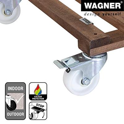 Wagner 20087001 Transportroller Hout Laadvermogen (max.): 250 kg 450 mm x 450 mm x 130 mm