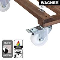 Wagner 20087001 Transportroller Hout Laadvermogen (max.): 250 kg 450 mm x 450 mm x 130 mm - thumbnail