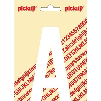 Plakletter Nobel Sticker witte letter A wit Pickup - Pickup