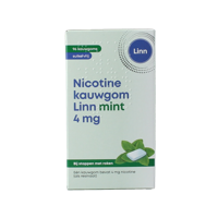 Linn Nicotine kauwgom 4mg mint 96 Stuks - thumbnail