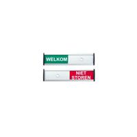 Infobord welkom niet storen 125x30mm - thumbnail