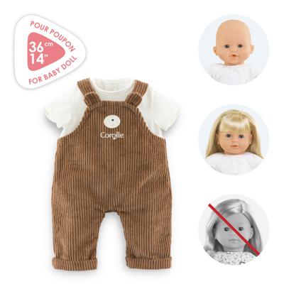 Corolle poppen overall met t-shirt kleine ontdekker - 36cm