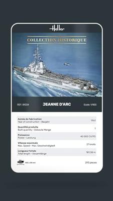 Heller 1/400 Jeanne D arc