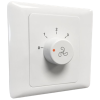 Blauberg aan/uit regelaar voor ventilatoren met meerdere snelheden - inbouw - 3 standen - thumbnail