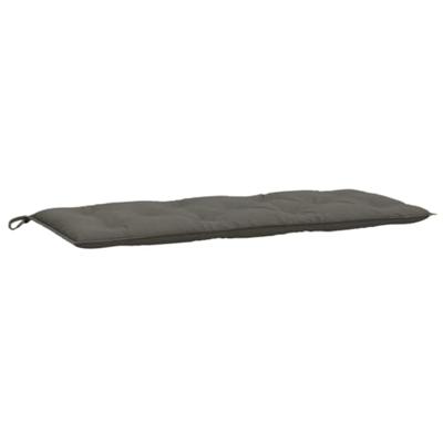VidaXL Tuinbankkussens 2 st 120x50x7 cm stof gemêleerd donkergrijs