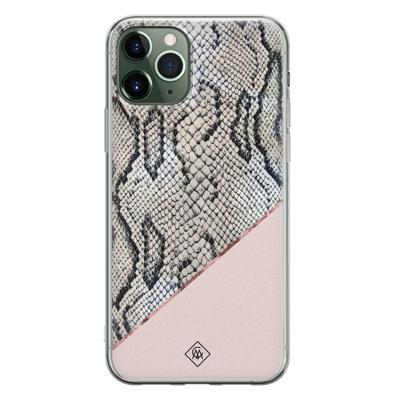 iPhone 11 Pro siliconen hoesje - Snake print iPhone 11 Pro siliconen hoesje - Snake print
