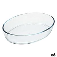 Ovenschaal Pyrex Classic Vidrio Transparant Glas Ovaalvormig 35 x 24 x 7 cm (6 Stuks) - thumbnail