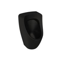 Plieger Kansas urinoir met achterinlaat mat zwart 271107 - thumbnail
