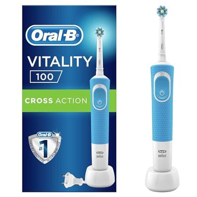 Elektrische tandenborstel + Navulling Oral-B D100 VITALITY (1)