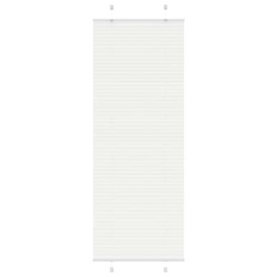 Pliss rolgordijn 80x200 cm stofbreedte 79,4 cm polyester wit