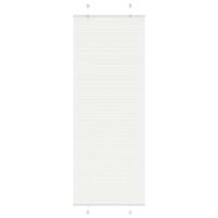Pliss rolgordijn 80x200 cm stofbreedte 79,4 cm polyester wit - thumbnail