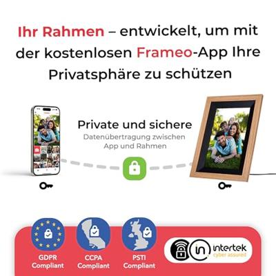 Rollei Smart Frame WiFi 105 Wooden Br Rollei Smart Frame WiFi 105 Wooden Br