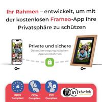 Rollei Smart Frame WiFi 105 Wooden Br - thumbnail