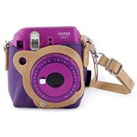 Fujifilm INSTAX mini 8 Case grape + Strap - thumbnail