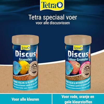 Tetra Discus Colour Granulaat 250ml - Compleet Voer met Kleurversterkers voor Discusvissen