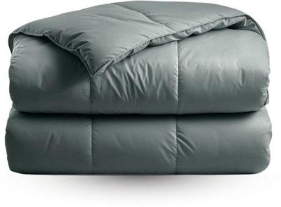 Zelesta Zelesta Satinbed Grateful Green 140x200 cm - Satijnen Hoesloos Dekbed met Vaste Overtrek