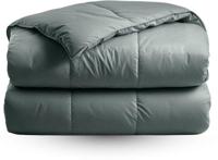 Zelesta Zelesta Satinbed Grateful Green 140x200 cm - Satijnen Hoesloos Dekbed met Vaste Overtrek - thumbnail