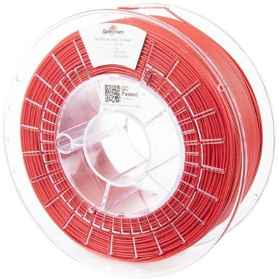 Spectrum Filaments 80546 PET-G MATT Filament PETG Mat, UV-bestendig, Niet-trekkend 1.75 mm 1000 g Bloody Red, Rood 1 stuk(s) Spectrum Filaments 80546 PET-G MATT Filament PETG Mat, UV-bestendig, Niet-trekkend 1.75 mm 1000 g Bloody Red, Rood 1 stuk(s)