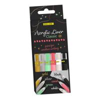 Acrylliner online classic assorti 6 stuks - thumbnail