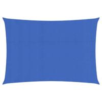 VidaXL Zonnezeil rechthoekig 160 g/m² 2,5x5 m hdpe blauw - thumbnail