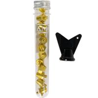 Amo Pro IJzeren Noppen 13x15MM 12 Stuks Goud - thumbnail