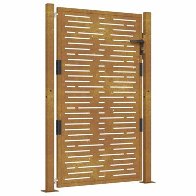 Poort vierkant 105x130 cm cortenstaal Poort vierkant 105x130 cm cortenstaal