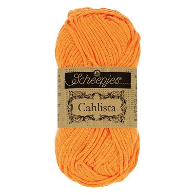 Scheepjes Cahlista 50g - 411 Sweet Orange - Haakgaren / Breigaren