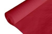 Tafelkleed damast papier 118cm x8 m ter bordeaux 1 rol - thumbnail