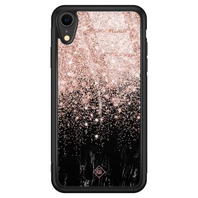 iPhone XR glazen hardcase - Marmer twist iPhone XR glazen hardcase - Marmer twist