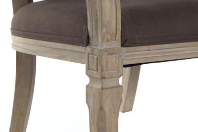 Sofa DKD Home Decor Bruin Linnen Rubberwood Traditioneel (122 x 69 x 72 cm)